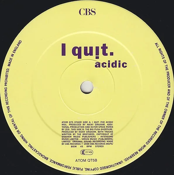 Bros – I Quit (Acidic)