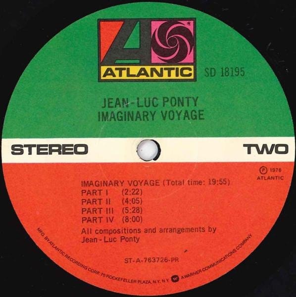 Jean-Luc Ponty – Imaginary Voyage