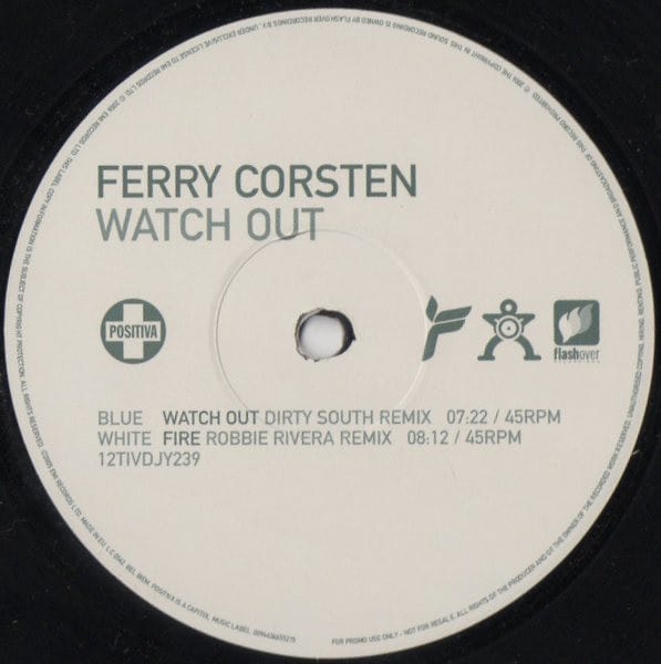 Ferry Corsten - Watch Out