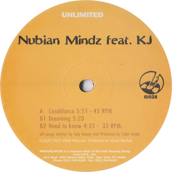 Nubian Mindz Feat. KJ - Casablanca