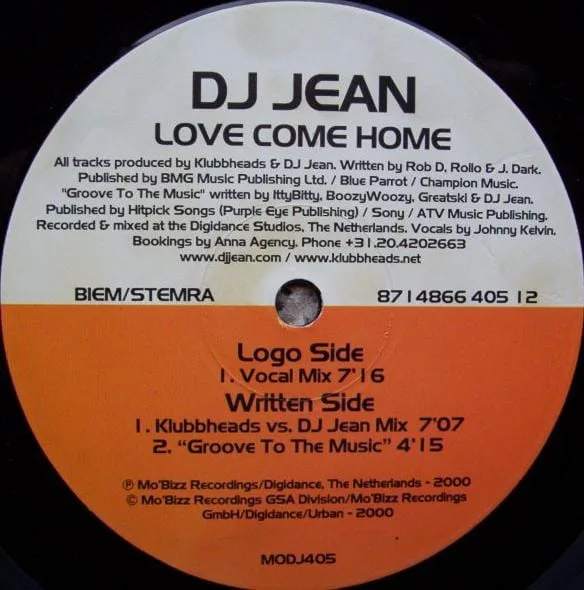 DJ Jean – Love Come Home