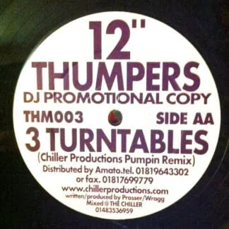 12 Inch Thumpers – 3 Turntables