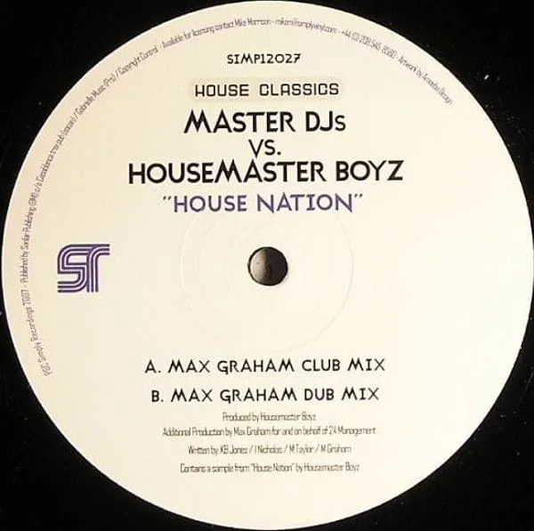 Master DJs Vs. The Housemaster Boyz – House Nation