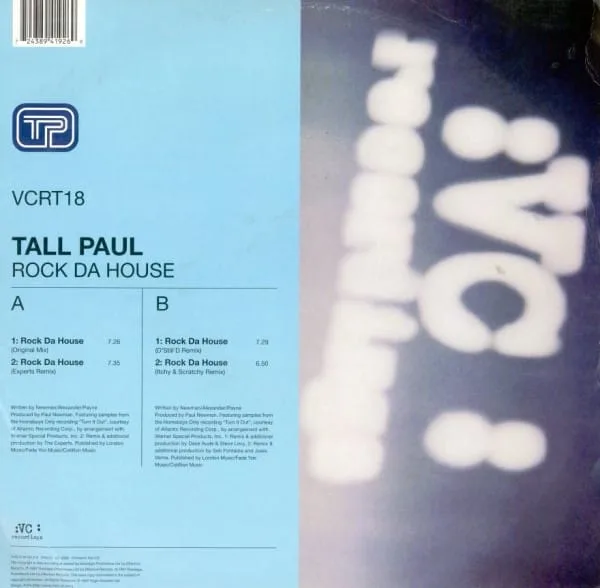 Tall Paul – Rock Da House