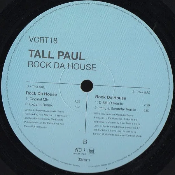 Tall Paul – Rock Da House