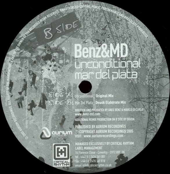 Benz & MD - Unconditional / Mar Del Plata - Image 4
