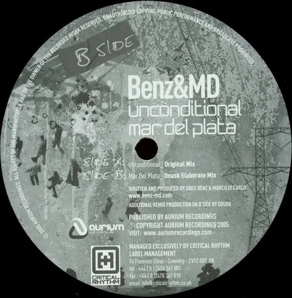 Benz & MD – Unconditional / Mar Del Plata