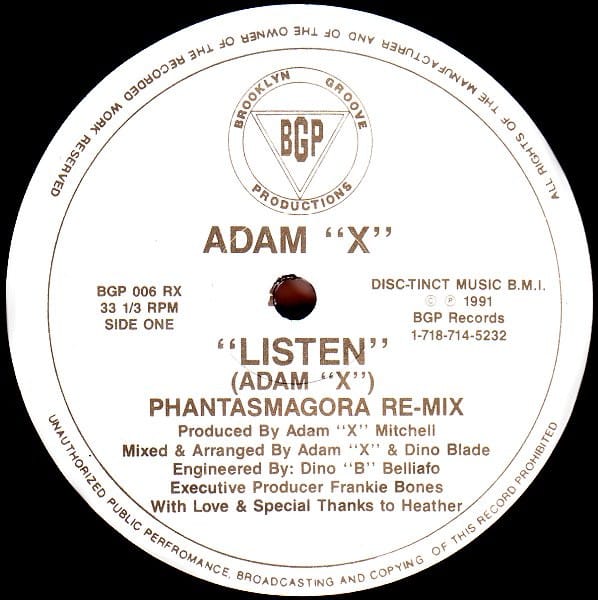 Adam X - Listen