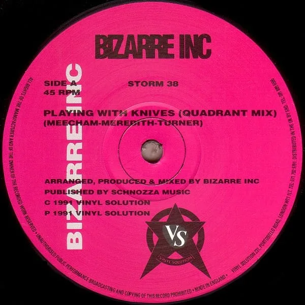 Bizarre Inc – Playing With Knives / Plutonic
