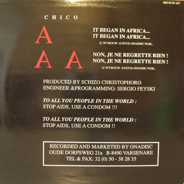 Chico - It Began In Africa ... / Non, Je Ne Regrette Rien - Image 2