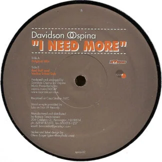 Davidson Ospina - I Need More