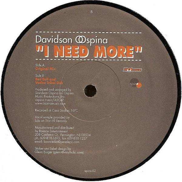 Davidson Ospina - I Need More
