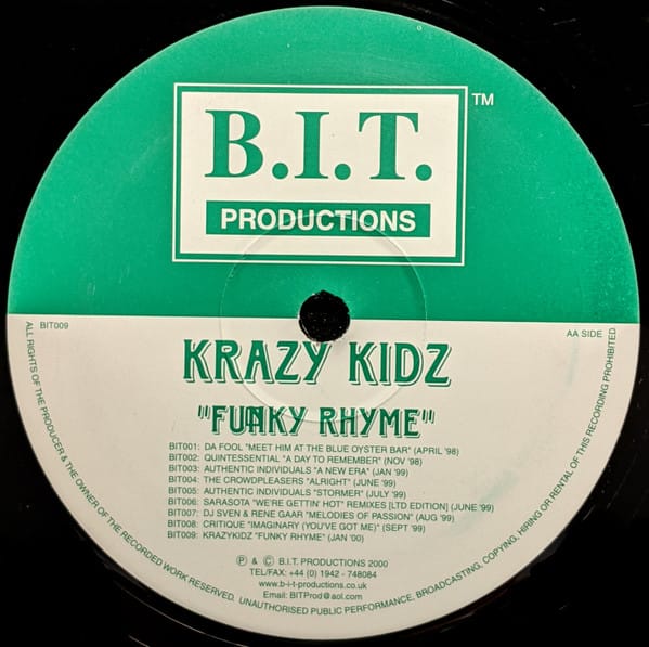 Krazy Kidz - Funky Rhyme - Image 2