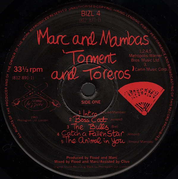 Marc And The Mambas - Torment And Toreros - Image 5