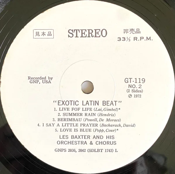 Les Baxter, His Chorus And Orchestra - Exotic Latin Beat - Image 4