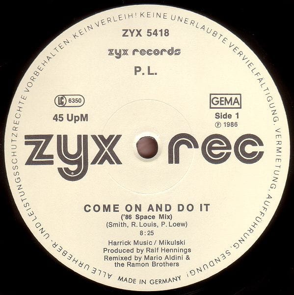 P.L. - Come On And Do It / Transeuropa-Express - Image 3