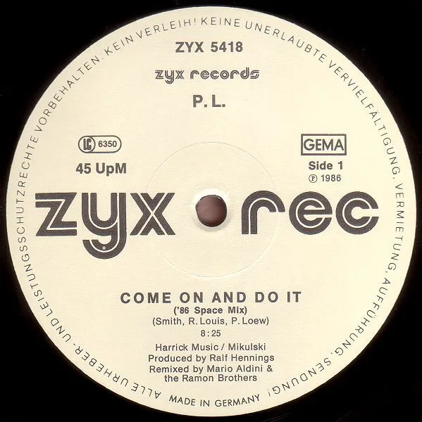 P.L. - Come On And Do It  / Transeuropa-Express - Image 3