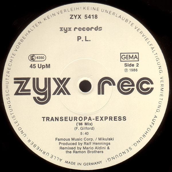 P.L. - Come On And Do It / Transeuropa-Express - Image 4