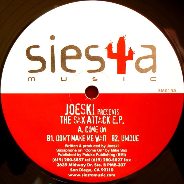 Joeski - The Sax Attack E.P. - Image 2